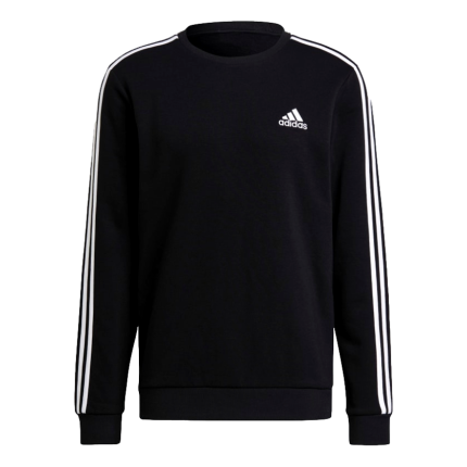 Adidas Mens Essentials Fleece 3 Stripes Sweatshirt