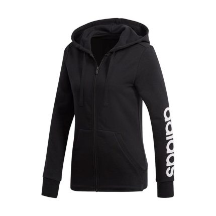 Adidas Womens Essential Linear Full Zip Hoodie